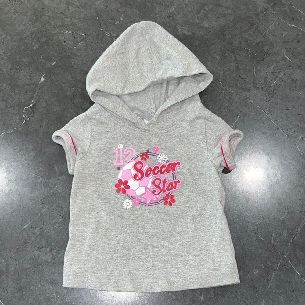 Short sleeve hoodie 18M